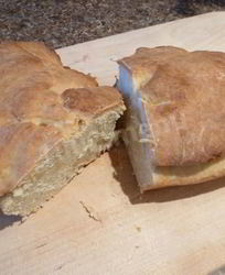 Хлеб на кефире бездрожжевой