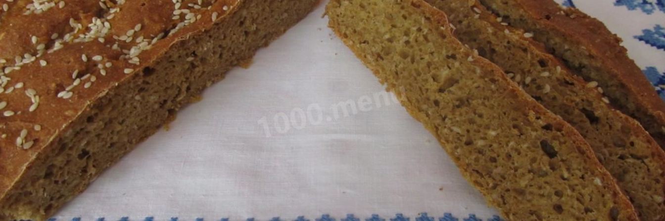 Хлеб ржаной тыквенный с отрубями