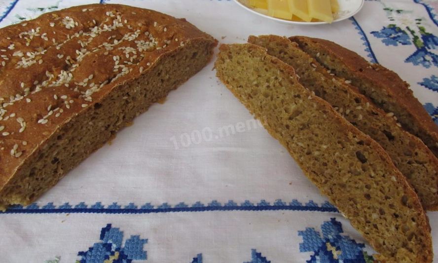 Рецепт хлеба ржаного тыквенного с отрубями