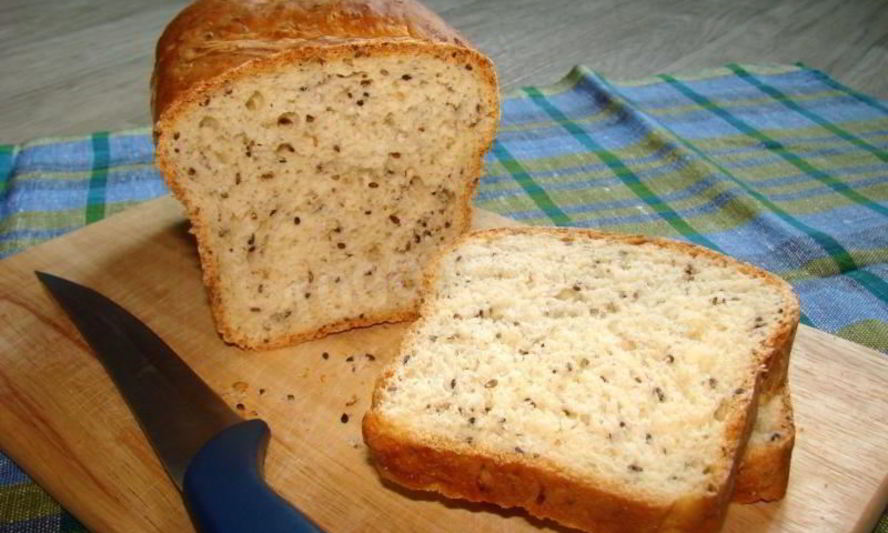 Рецепт хлеба с кунжутом