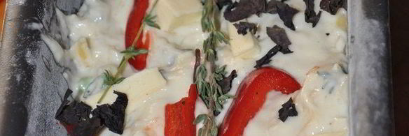 хлеб с маслинами и сыром джюгас