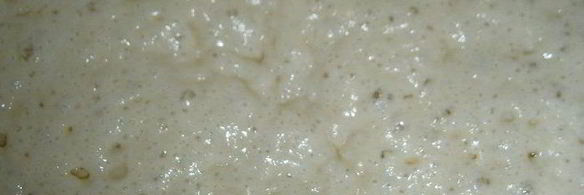 хлеб с семолиной на картофельном отваре