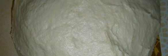 хлеб с семолиной на картофельном отваре