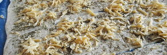 хлеб с сыром и прованскими травами