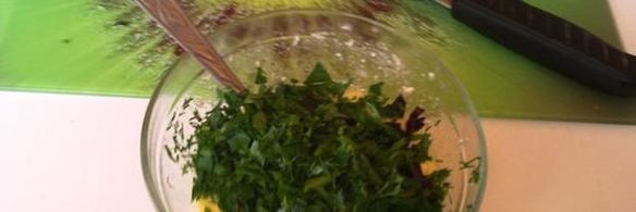 хлеб с травами и чесноком