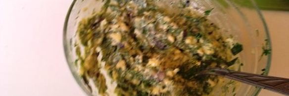 хлеб с травами и чесноком