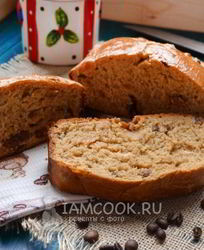 Кофейный хлеб к завтраку в хлебопечке