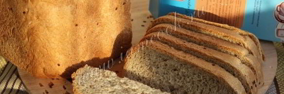 льняной хлеб в хлебопечке