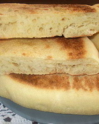 Марокканский хлеб на сковороде
