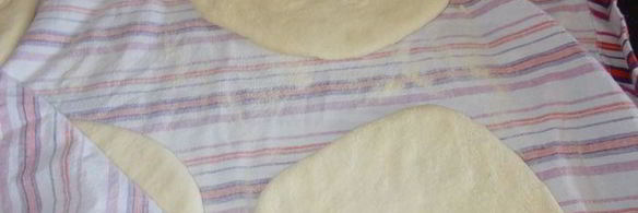 марокканский хлеб на сковороде