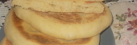 марокканский хлеб на сковороде