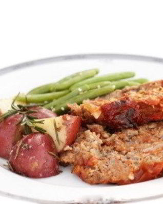 Мясной хлеб с грибами и шерри