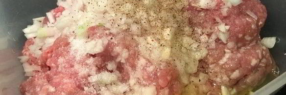 мясной хлеб с рисовой начинкой