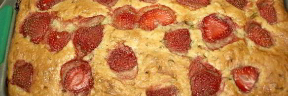 огуречно-клубничный хлеб