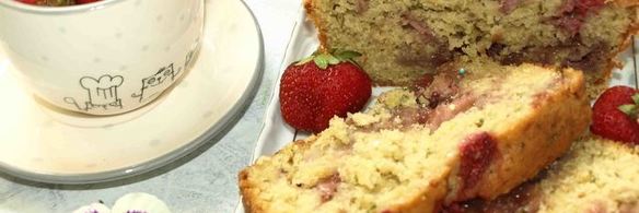 огуречно-клубничный хлеб