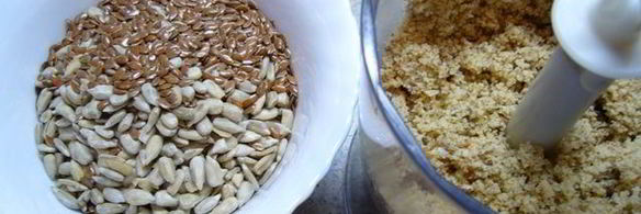 ореховый хлеб с семечками