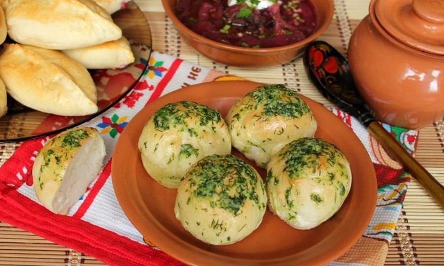 Рецепт пампушек к борщу из хлебного теста