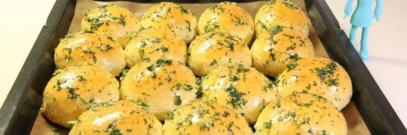 пампушки с чесноком к борщу