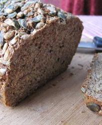 Простой домашний хлеб на кефире