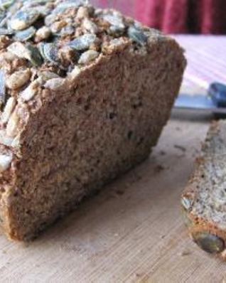 Простой домашний хлеб на кефире