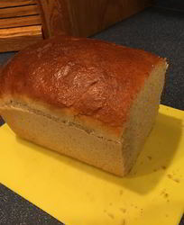 Простой хлеб с цельнозерновой мукой