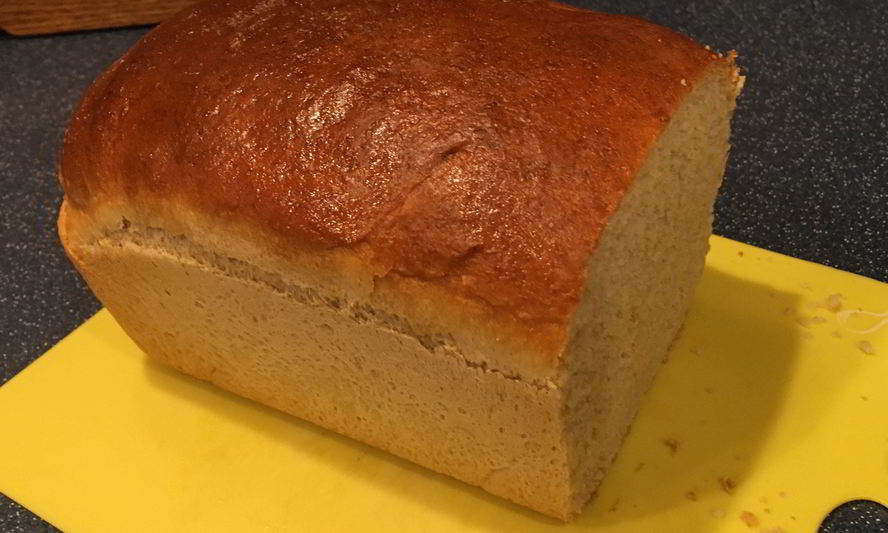 Рецепт простого хлеба с цельнозерновой мукой