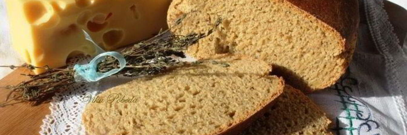 Пшенично-ржаной хлеб с картофелем и сыром