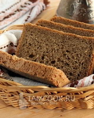 Пшенично-ржаной хлеб с кофе