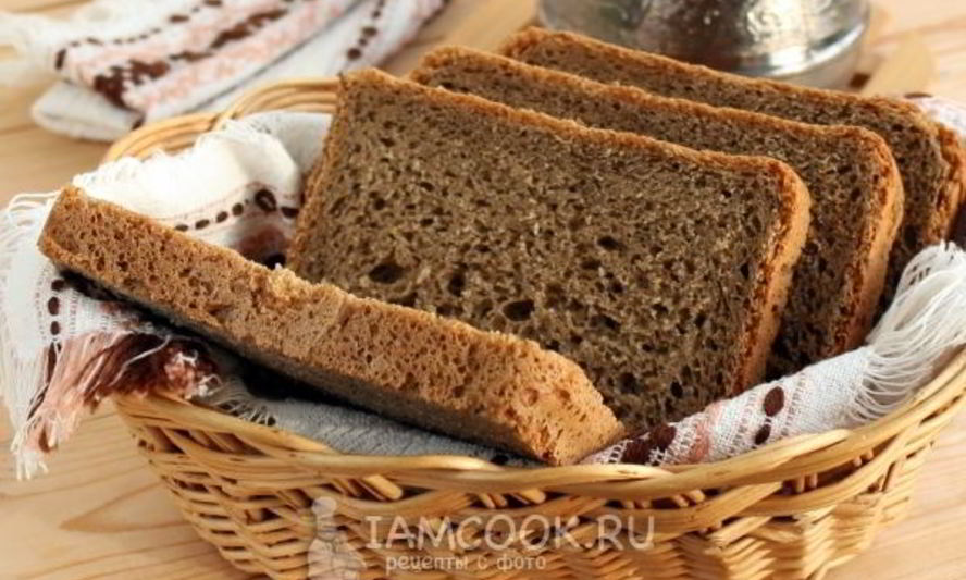 Рецепт пшенично-ржаного хлеб с кофе
