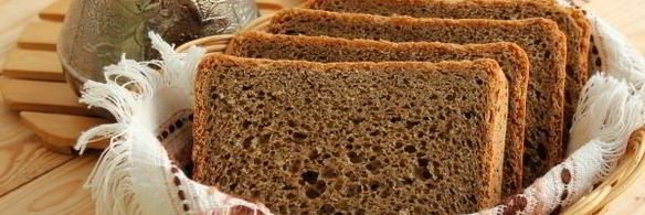 пшенично-ржаной хлеб с кофе