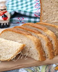 Пшенично-ржаной хлеб с кунжутом в хлебопечке