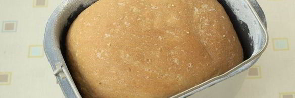 пшенично-ржаной хлеб с кунжутом в хлебопечке