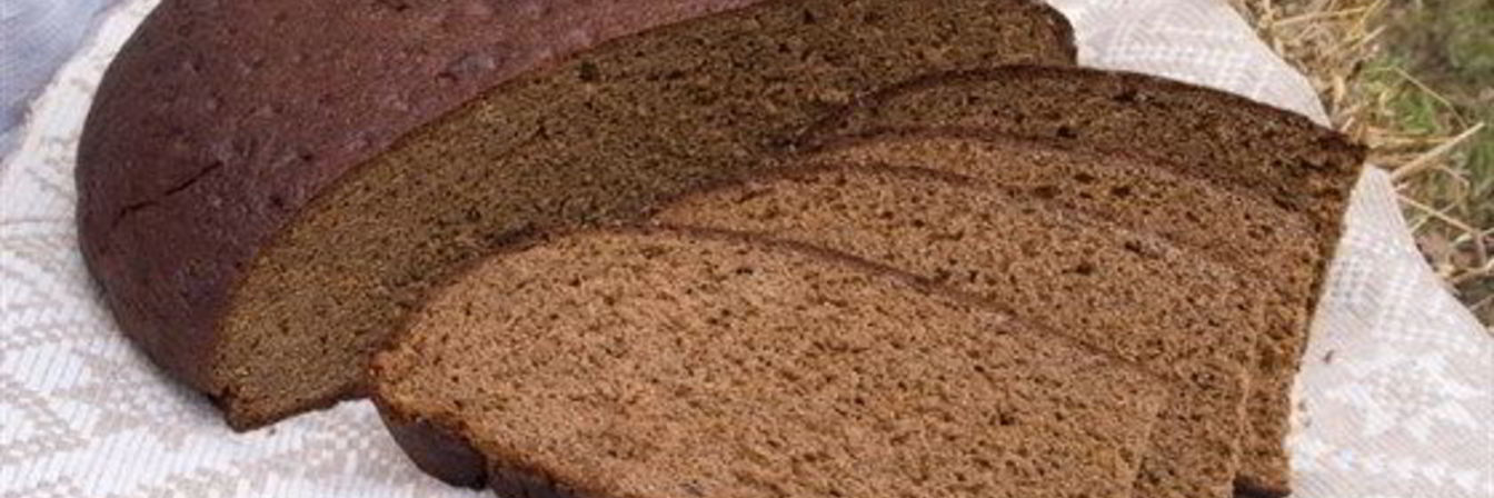 Темный ржано-пшеничный хлеб