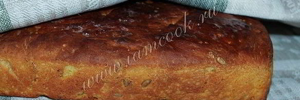 тыквенно-пшеничный хлеб в духовке