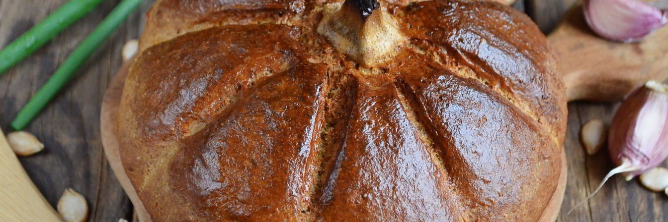 Тыквенный хлеб с гречневой мукой