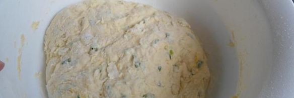 тыквенный хлебушек с зеленым луком