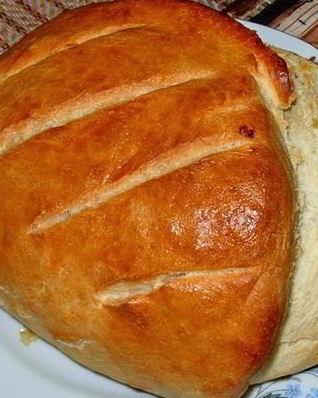 Вкусный белый хлеб по-домашнему