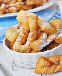 Хворост на кефире