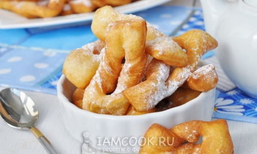 Рецепт хвороста на кефире