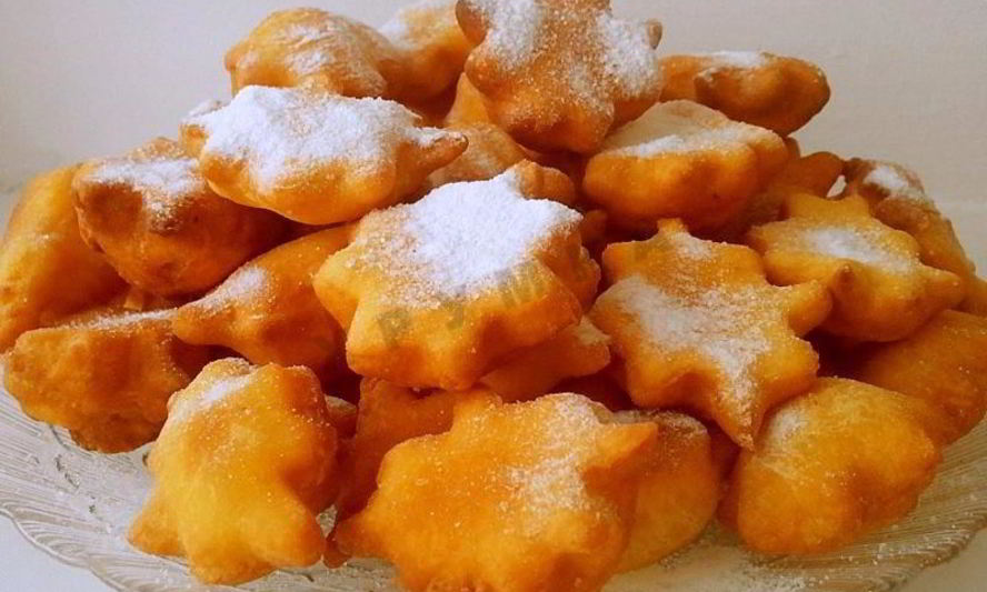 Рецепт хвороста на сметане