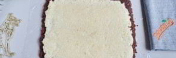 кокосово-шоколадный рулет