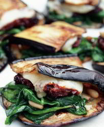 Конвертики из баклажанов