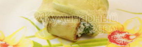 конвертики из кабачков с сыром