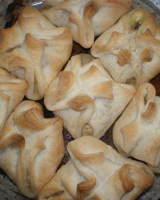 Конвертики из слоеного теста