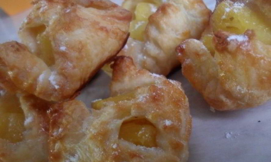 Рецепт конвертиков с ананасом