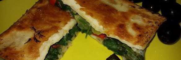 конвертики с мангольдом, болгарским перцем и зеленью