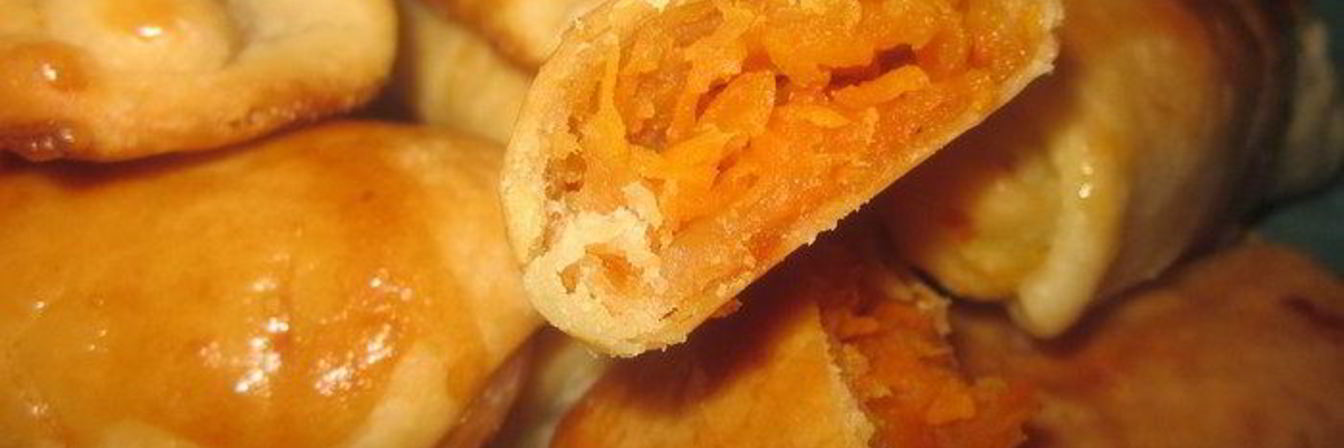 Конвертики с морковкой и яблоком