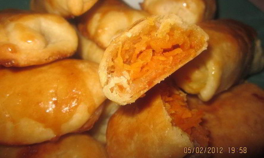 Рецепт конвертиков с морковкой и яблоком