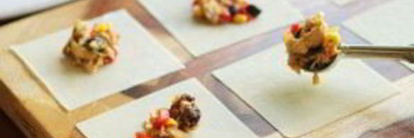 конвертики с овощной начинкой