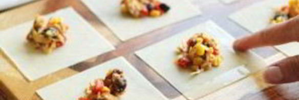 конвертики с овощной начинкой